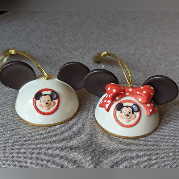 Lenox Other - FINAL PRICE DROP Lenox Disney Mickey and Minnie mouse ornaments set of 2